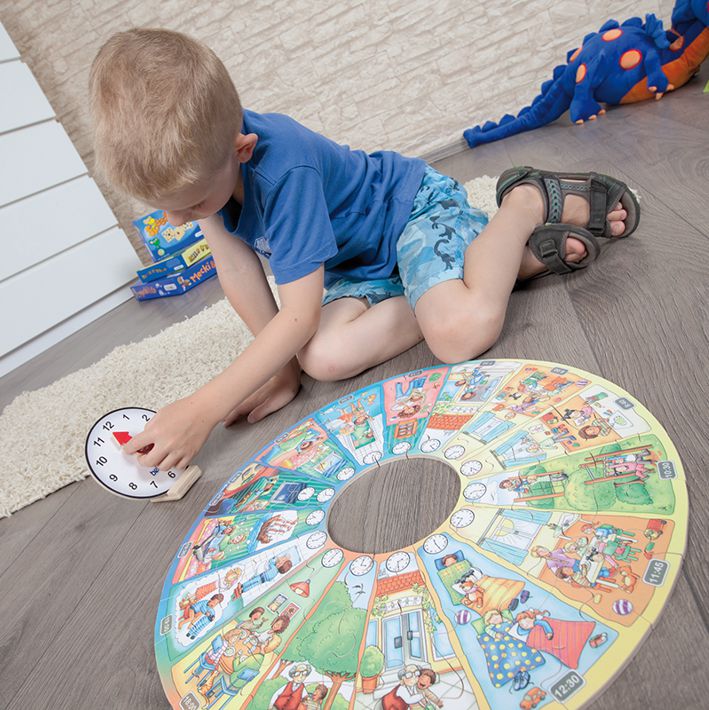 XXL-Lernpuzzle Mein Tag 49 cm, 50 Teile